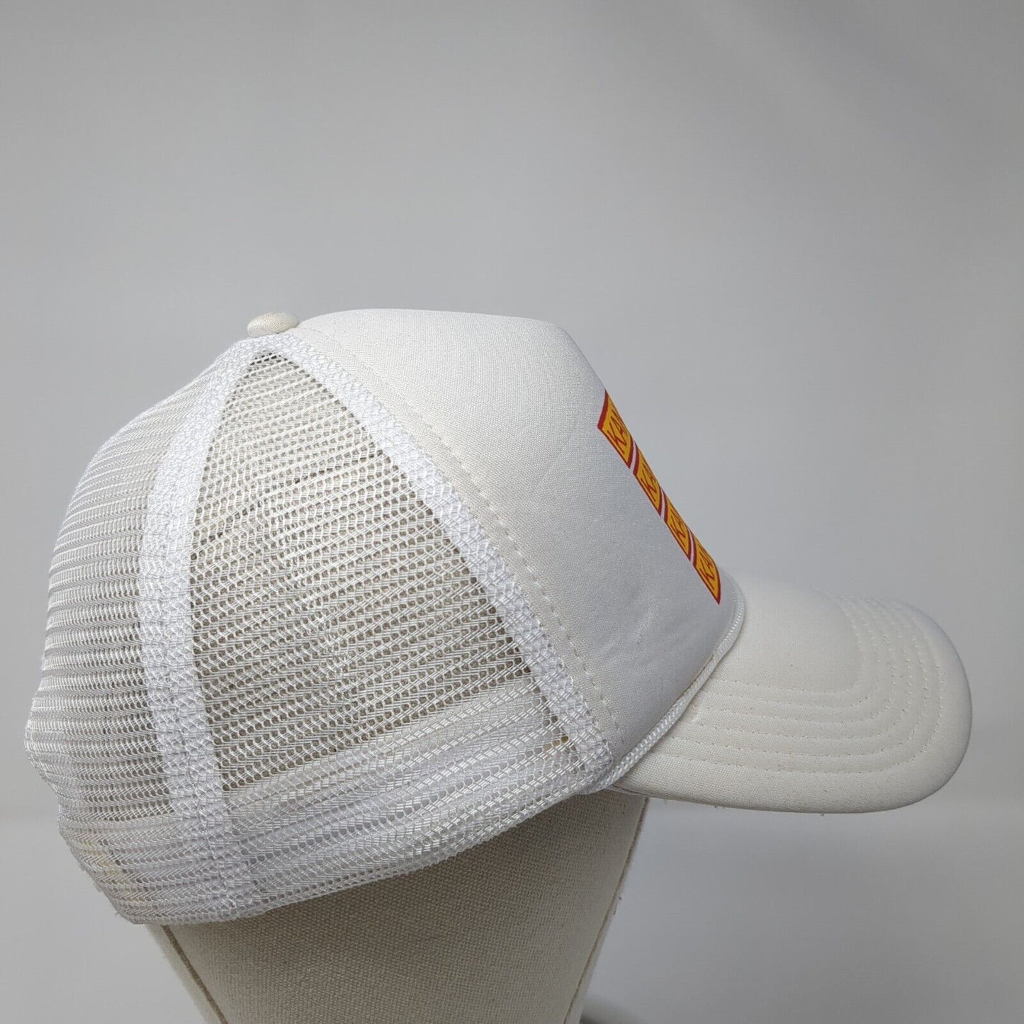 Kansas City Snapback Trucker Hat White One Size Adjustable Mesh Back Rope