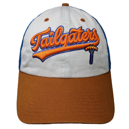 '47 Tailgaters Baseball Cap Blue White Brown One Size Slideback Cotton hat Logo