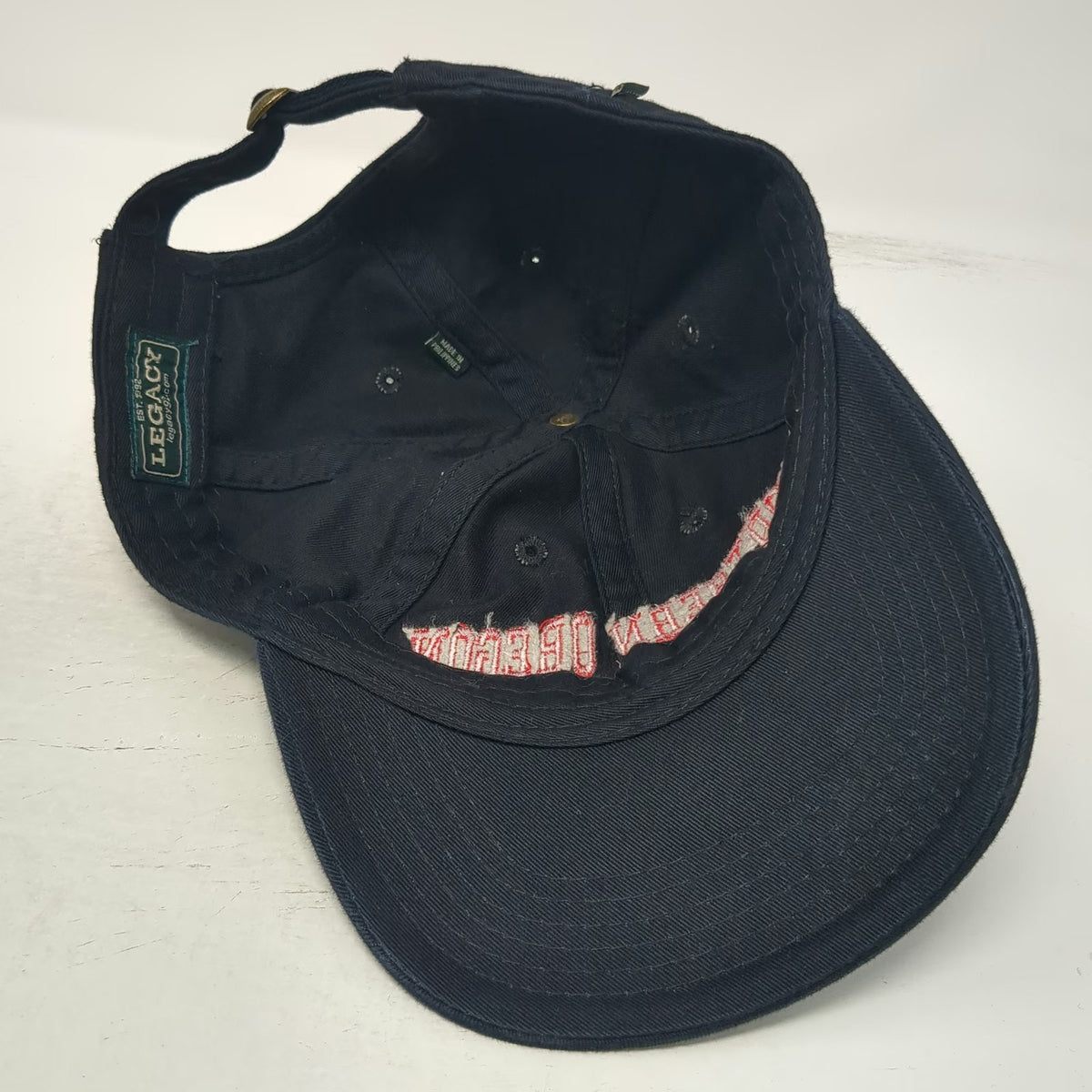 Southern Oregon University Legacy Cap Black One Size Slideback Curved Brim Hat