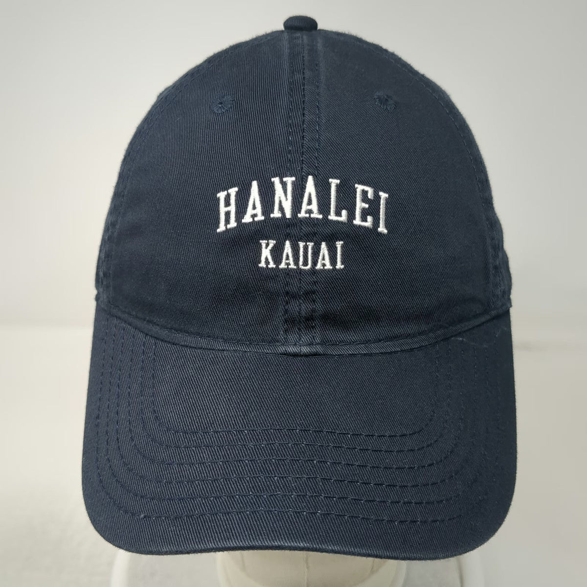 Legacy Baseball Cap Blue One Size Hanalei Kauai Hawaii Cotton Slideback Hat