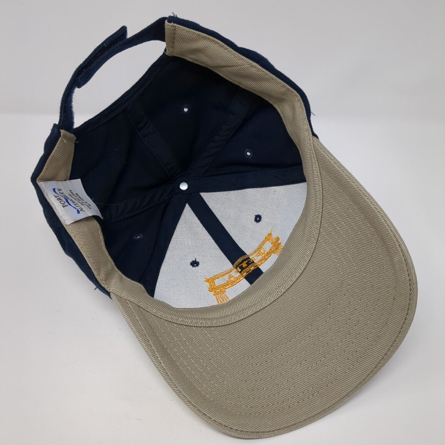 Petra General Contractors Strapback Hat Blue One Size Adjustable Port Authority