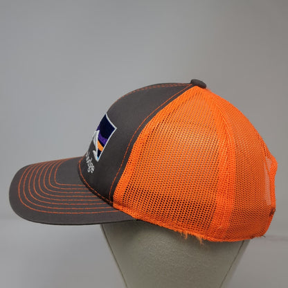 Outdoor Cap Baseball Cap Gray Orange One Size Redfish Lake Lodge Idaho Mesh Hat