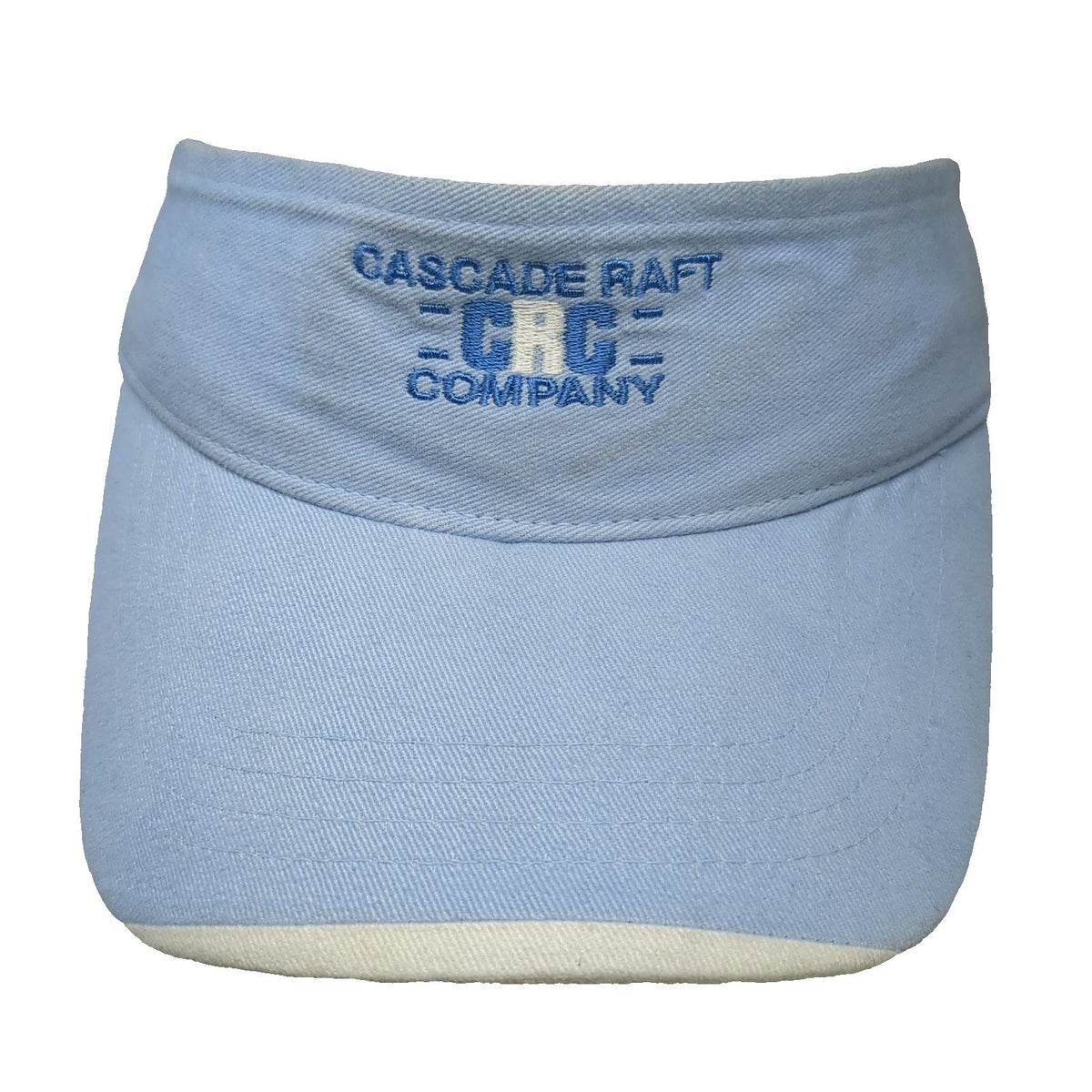 Heritage Apparel Cascade Raft Company Visor Blue OSFM Strapback Cotton Hat CRC