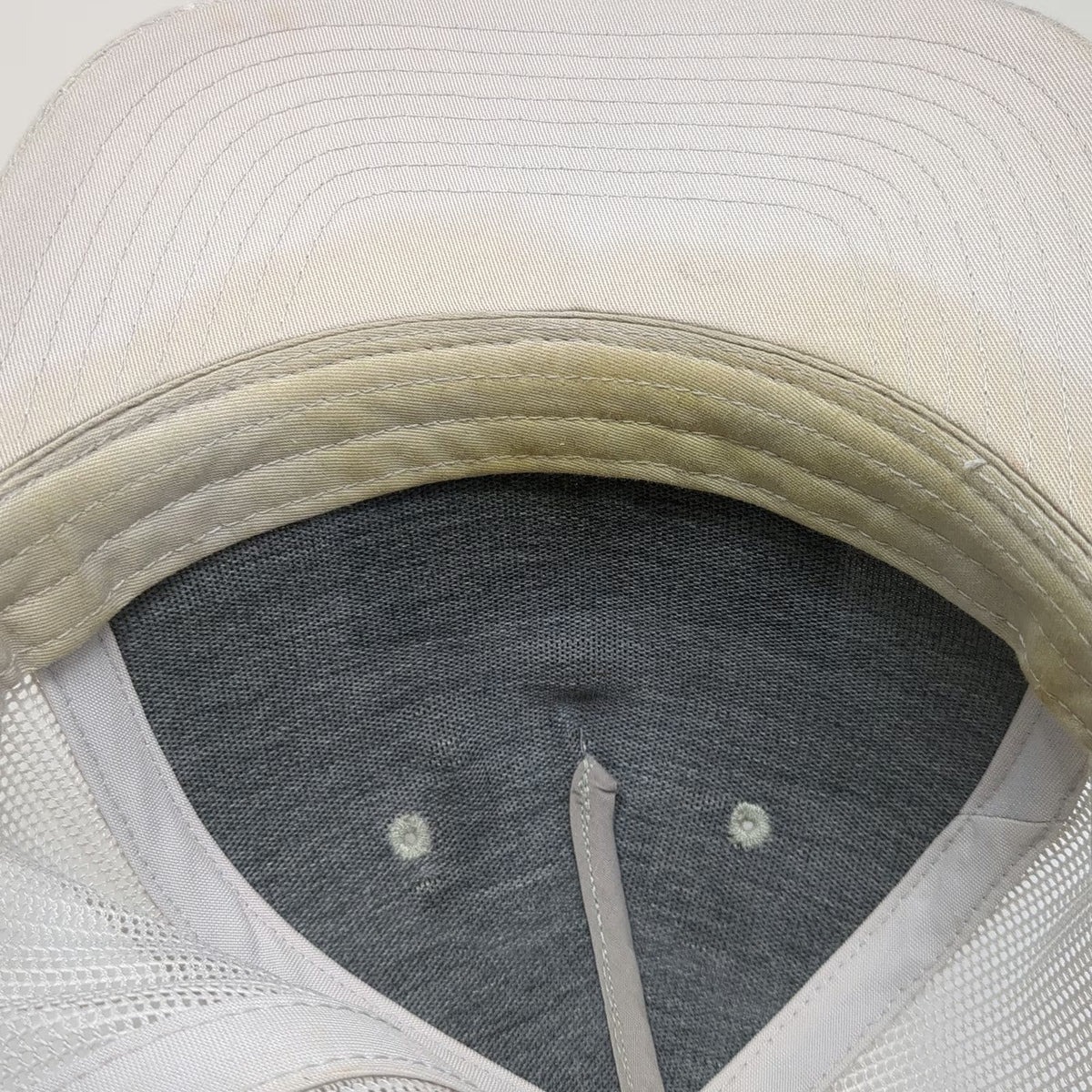 Richardson Trucker Hat Gray One Size Captains For Clean Water Mesh Snapback