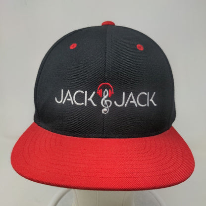 Jack & Jack Snapback Hat Black OSFA Embroidered Sport-Tek Adjustable