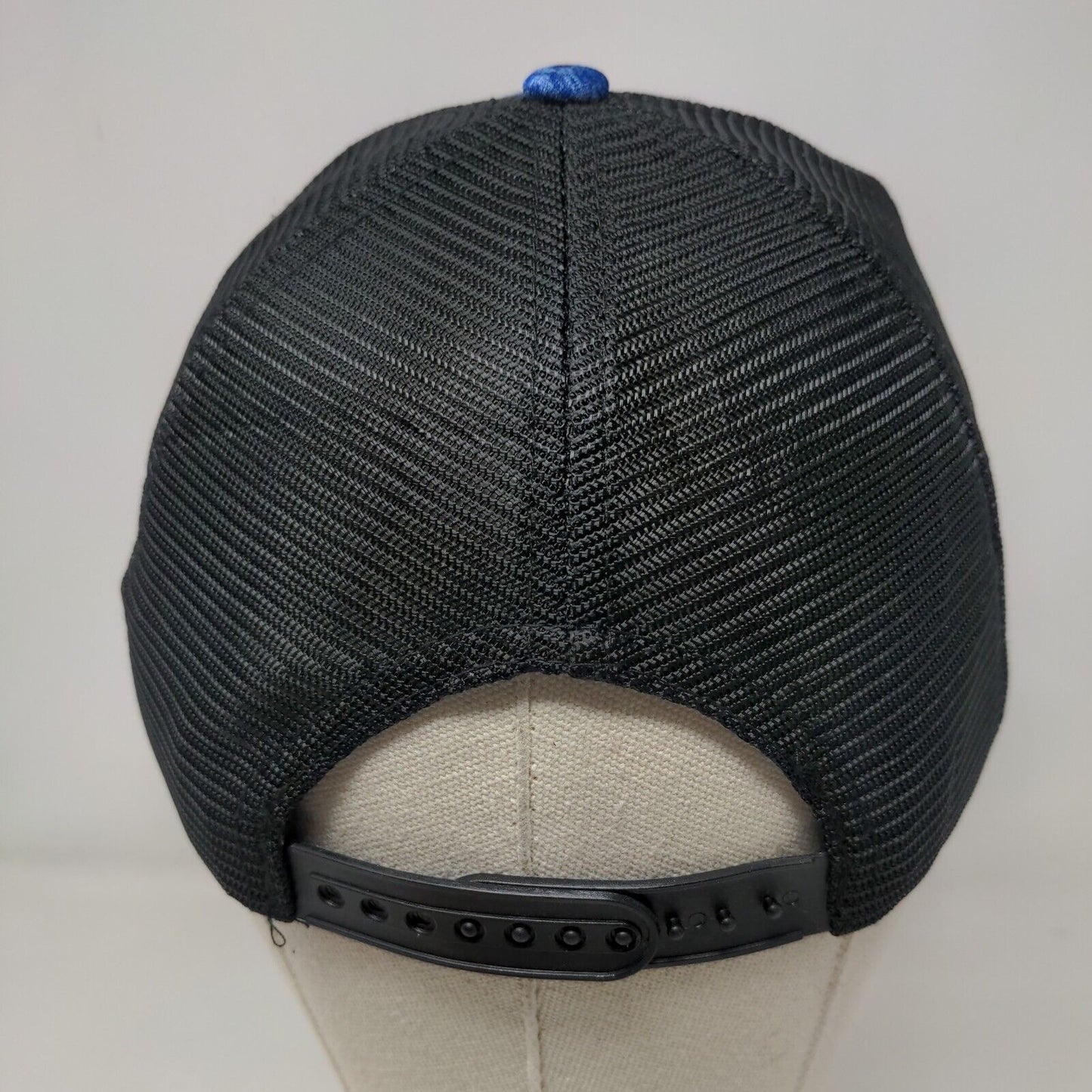 Arizona Snapback Trucker Hat Blue OSFA Adjustable Embroidered Mesh Back
