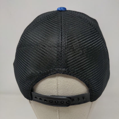 Arizona Snapback Trucker Hat Blue OSFA Adjustable Embroidered Mesh Back