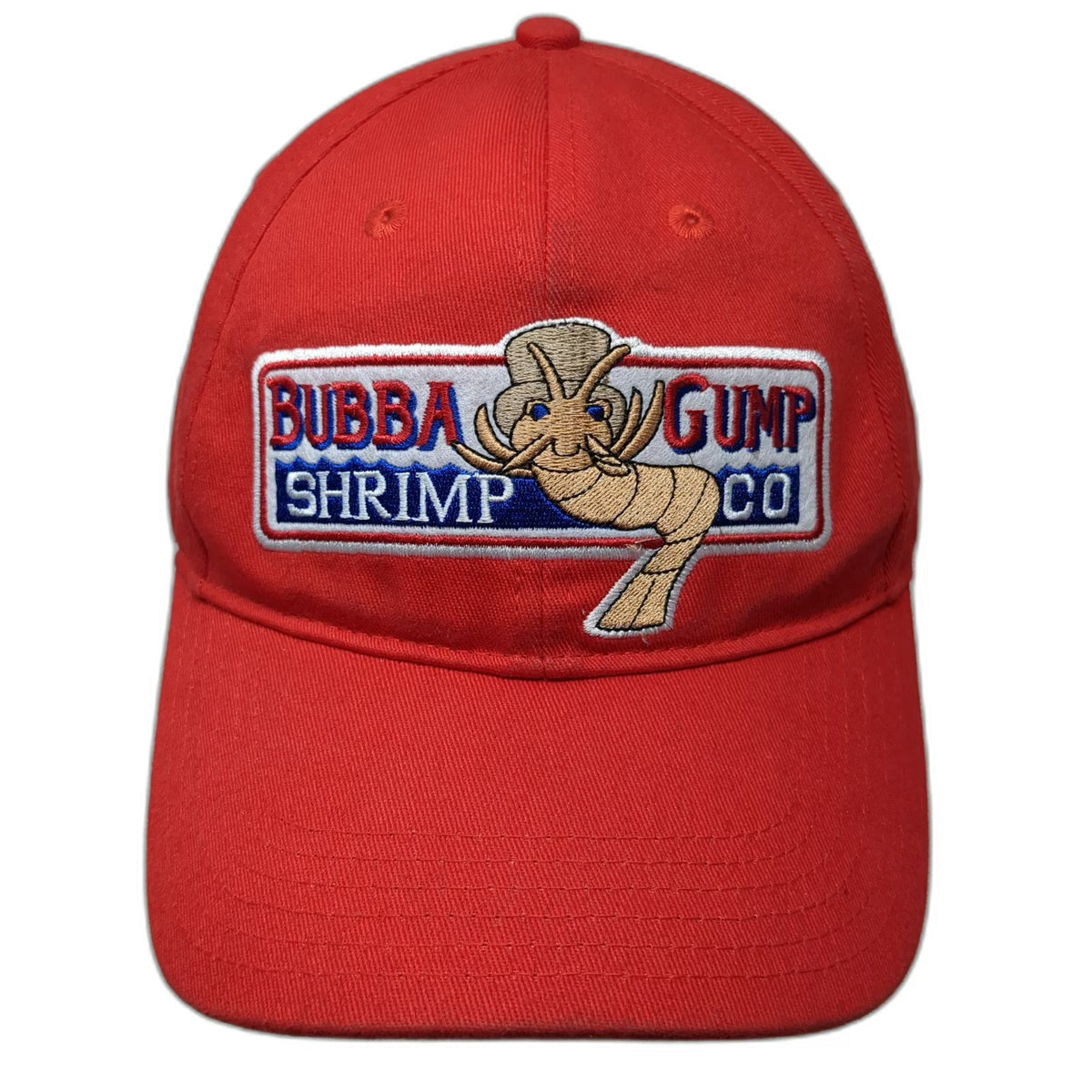 Bubba Gump Shrimp Co Red Baseball Cap One Size Forrest Gump Movie Promo Hat