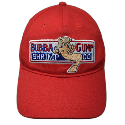 Bubba Gump Shrimp Co Red Baseball Cap One Size Forrest Gump Movie Promo Hat