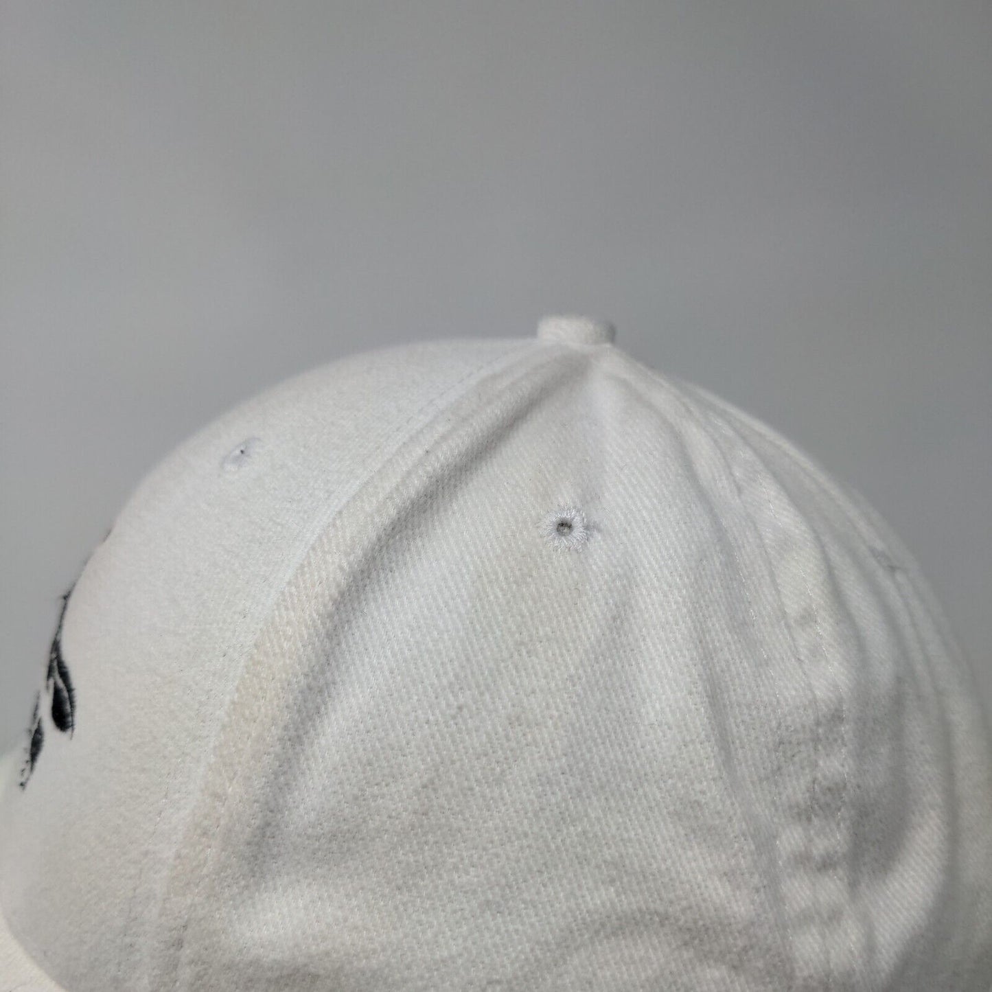 Kilauea Hawaii Strapback Hat White One Size Embroidered Hawaiian Headwear