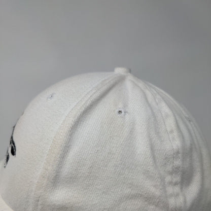 Kilauea Hawaii Strapback Hat White One Size Embroidered Hawaiian Headwear