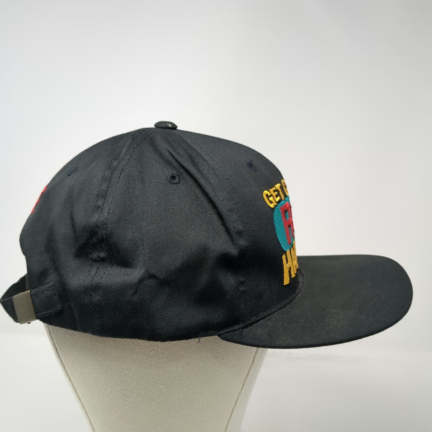 iNKO Baseball Cap Black Coca-Cola Red Handed Handprint Slideback Hat Vintage
