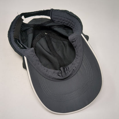 Nike Golf Strapback Hat Black OSFA Laser Cut Embroidered Swoosh
