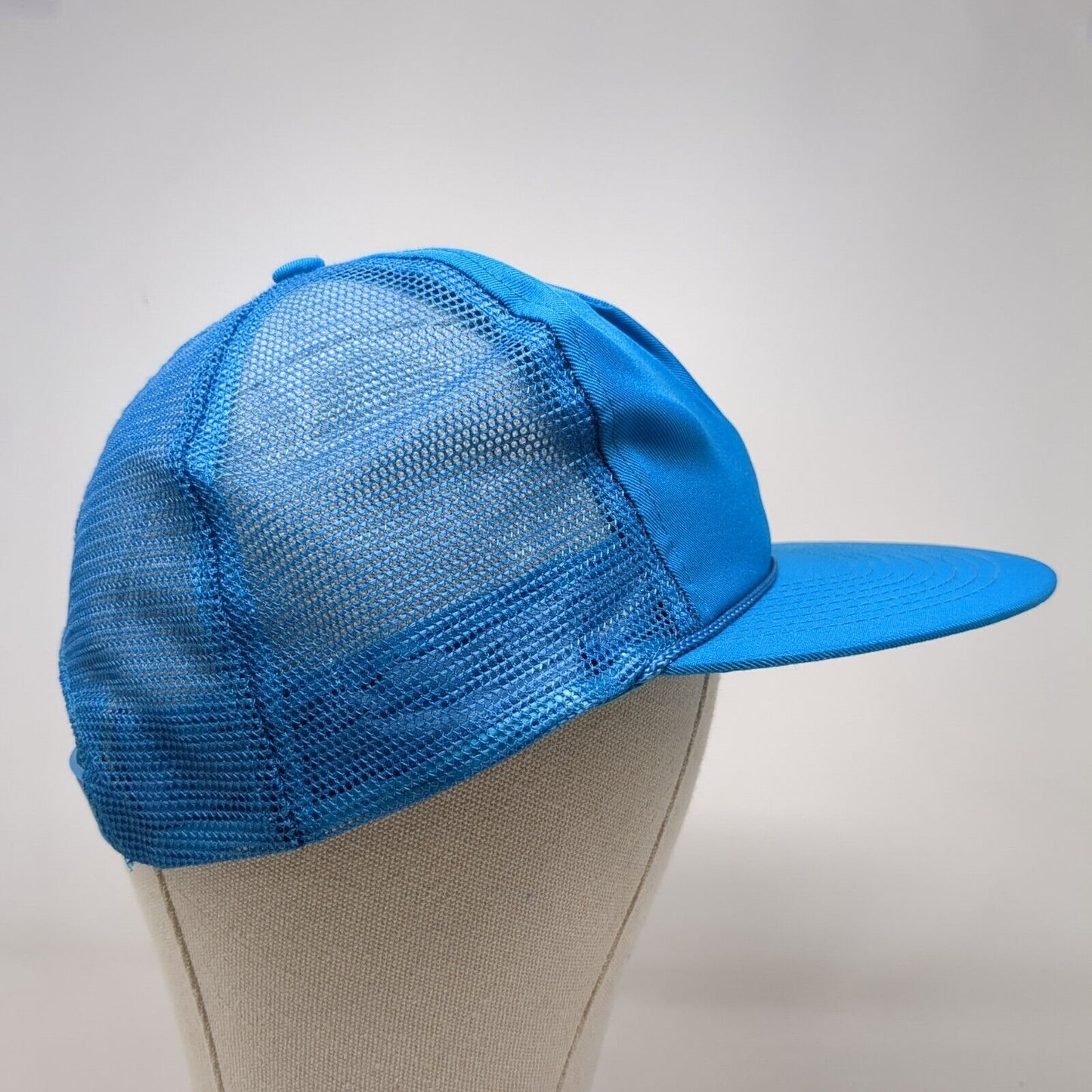 Mohr's Snapback Mesh Back Rope Trucker Hat Blue One Size Adjustable