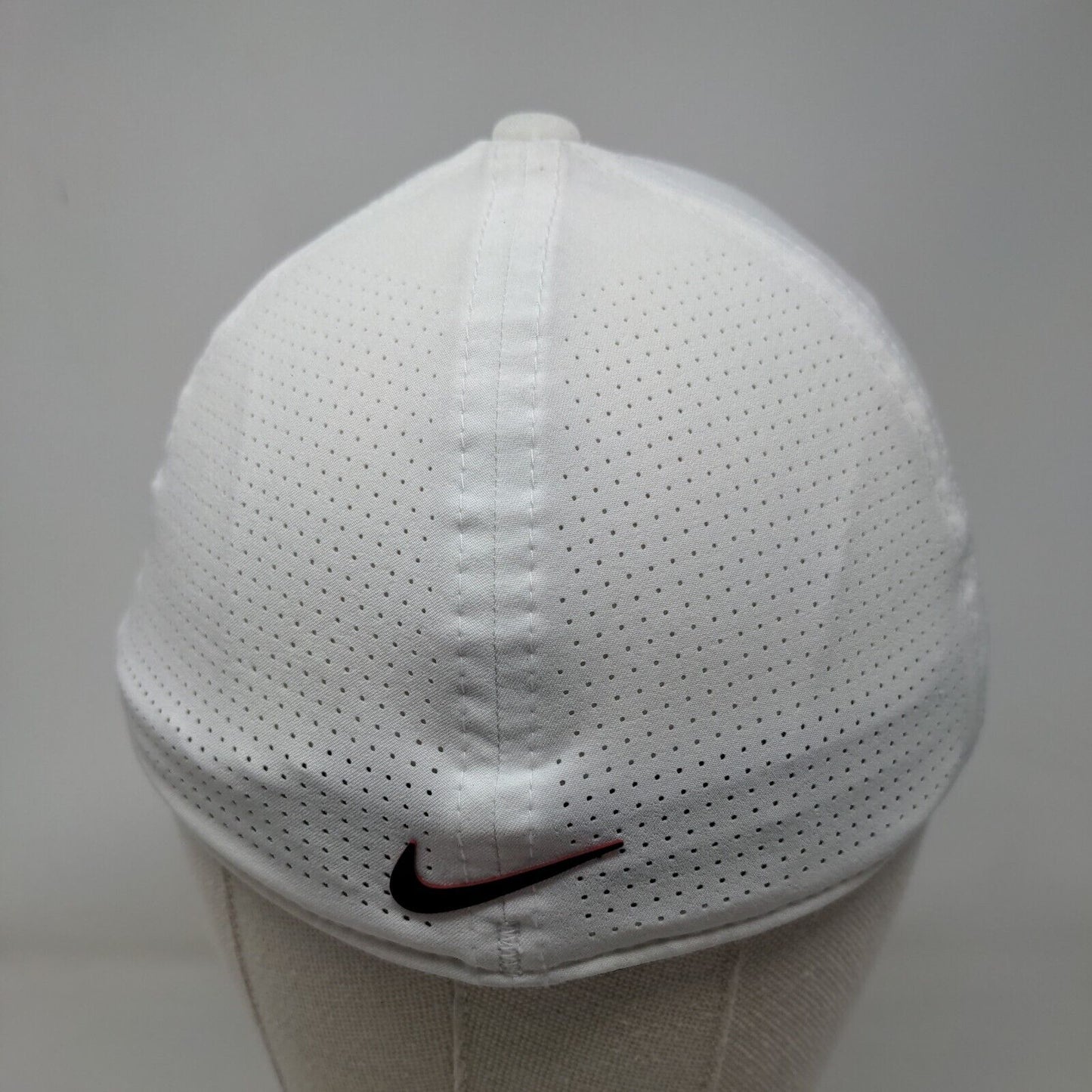 Tiger Woods Nike Fitted Hat White Small/Medium Dri Fit ADV Legacy 91