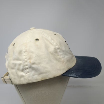 Polo Golf Ivory Blue OS Baseball Cap Slideback Cotton USA Clubs Hat Vintage