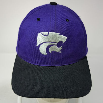 NCAA Kansas State Wildcats Amapro Snapback Hat Purple Black Green One Size Wool