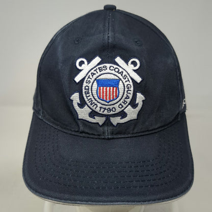 United States Coast Guard Embroidered Blue Strapback One Size Baseball Cap Hat