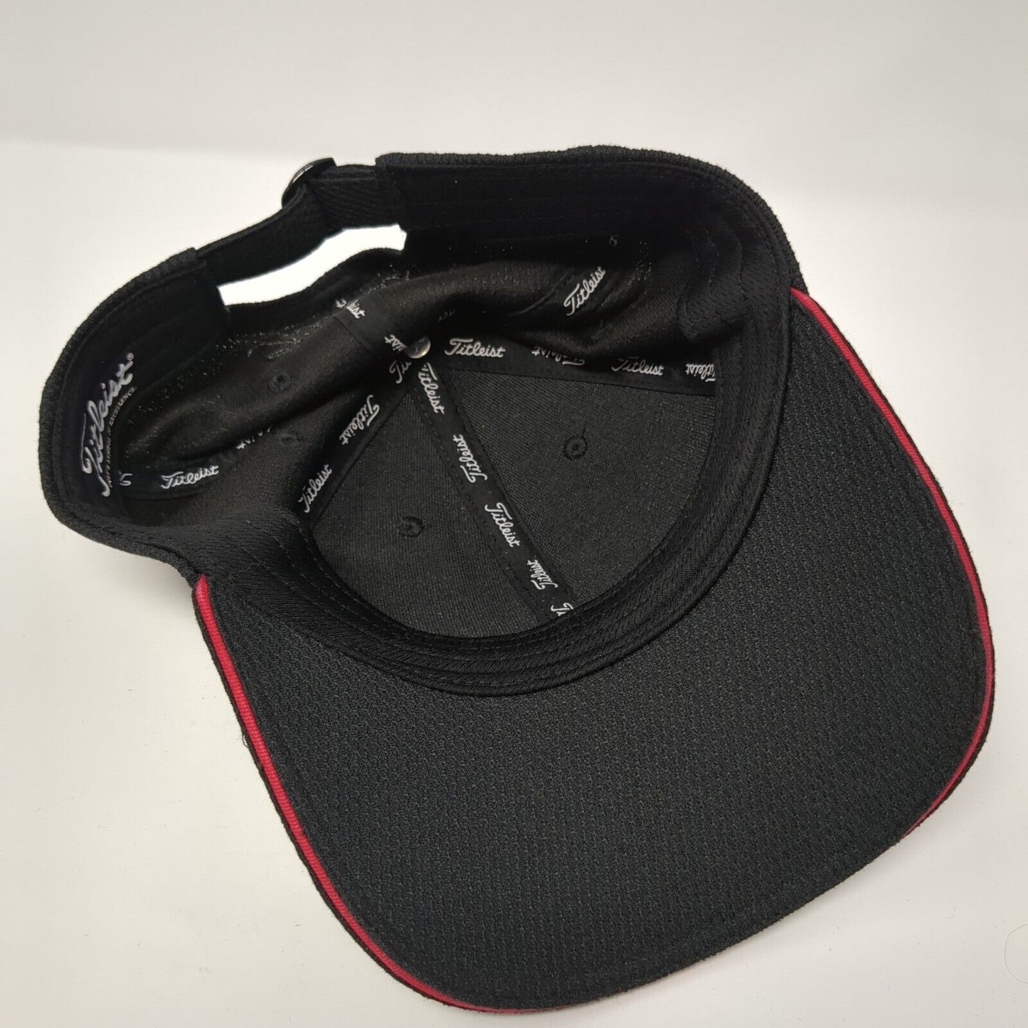 Titleist Slideback Golf Hat Black One Size Adjustable 6 Panel Solid