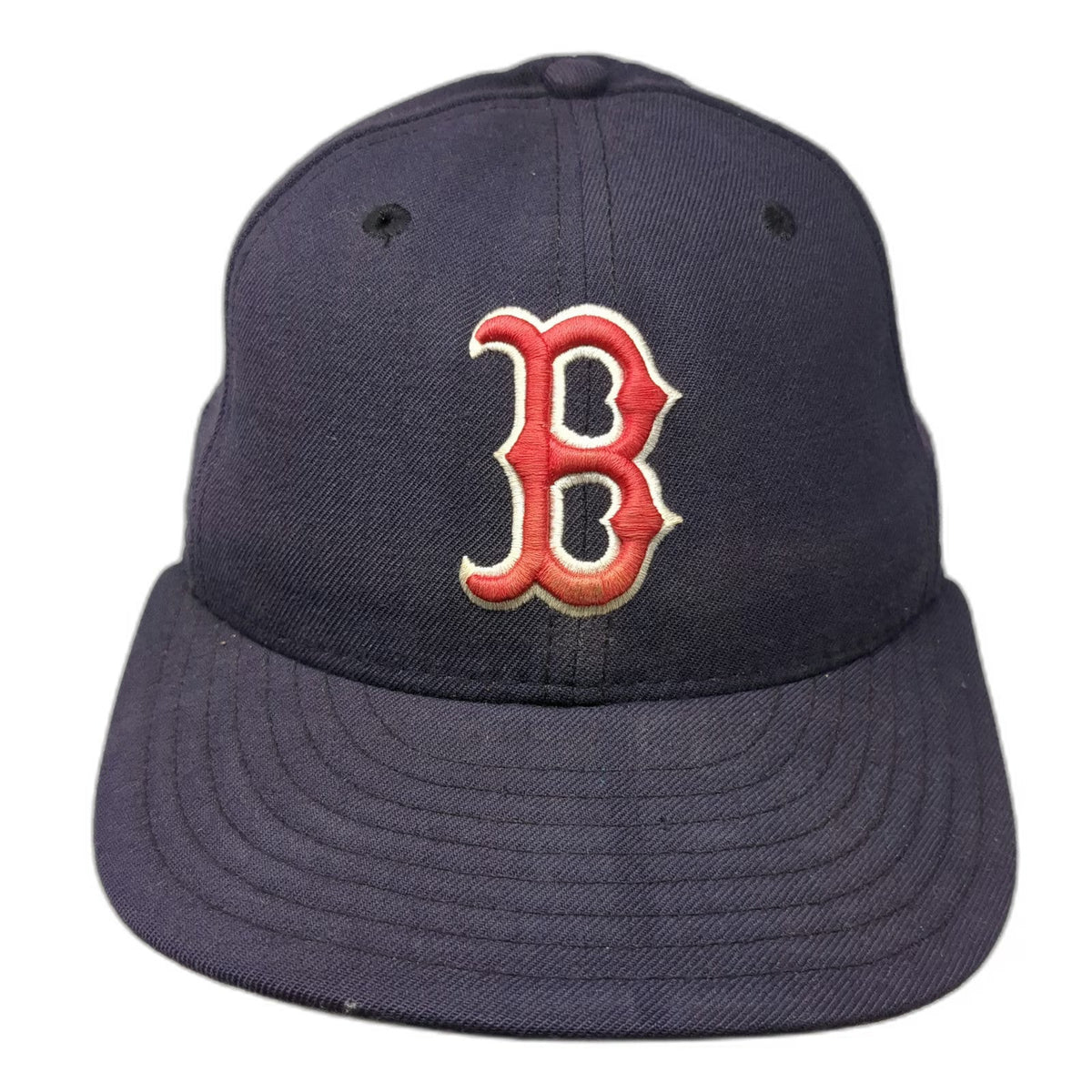 Boston Red Sox MLB New Era Blue 7 1/8 Wool Diamond Collection USA Hat Vintage