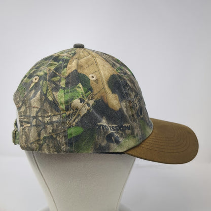 Browning Baseball Cap Green Brown One Size Mossy Oak Camo Buckmark Logo Hat