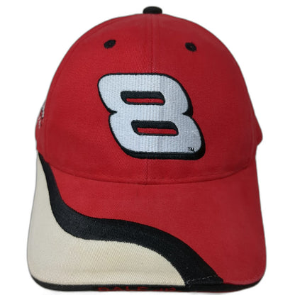 Winner's Circle Baseball Cap Red One Size Bud Racing Dale Earnhardt Jr #8 Hat