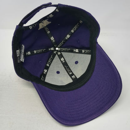 New Era Washington Huskies NCAA Cap Purple One Size Strapback 9FORTY Logo Hat