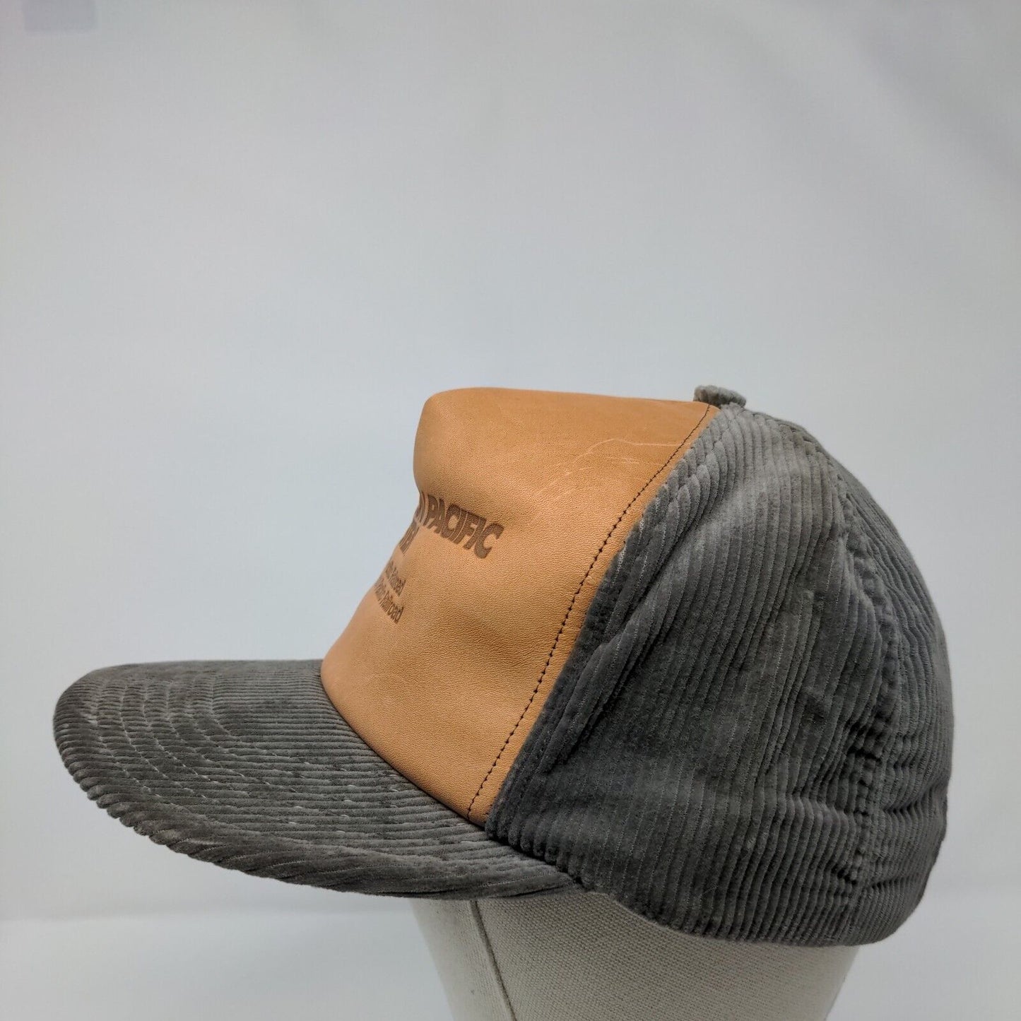 Union Pacific System Snapback Hat Multicolor OSFA Adjustable Corduroy Patriotic