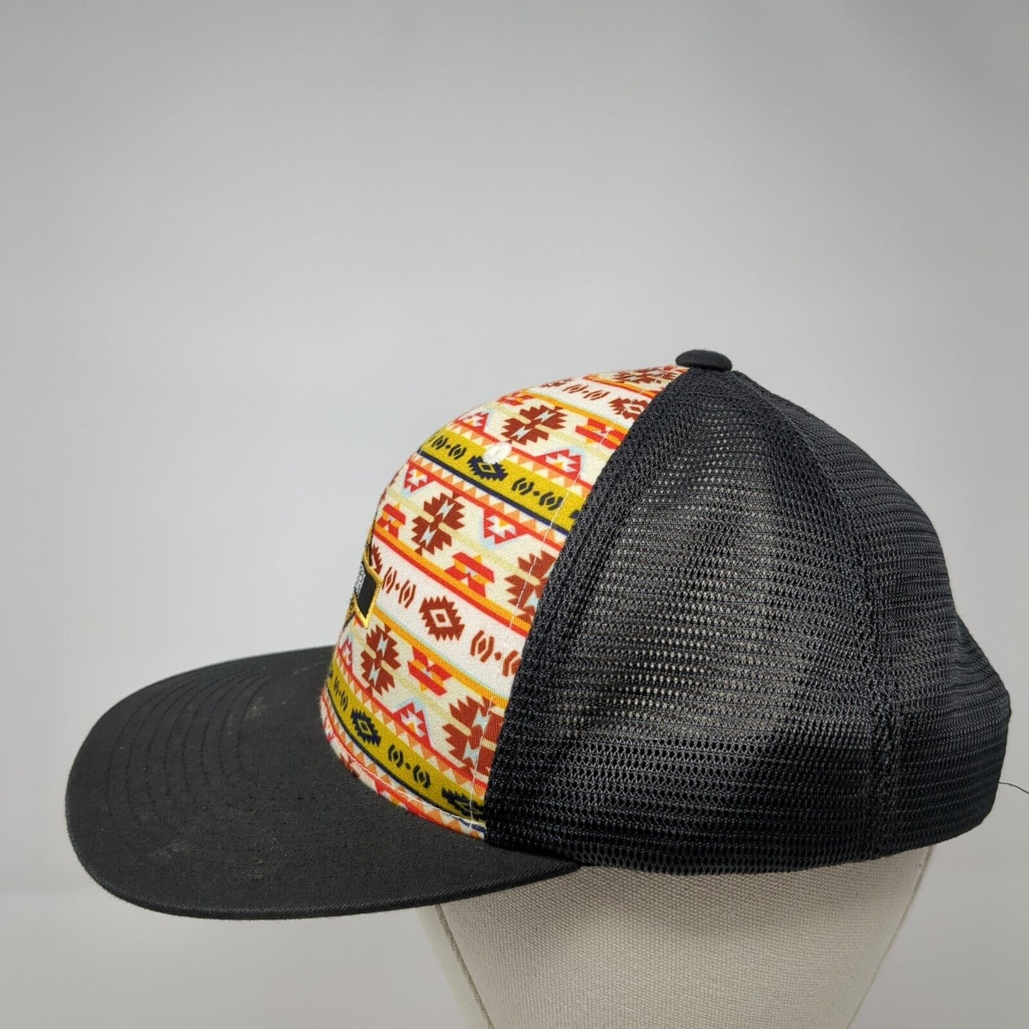 Roughy Since 1872 Snapback Trucker Hat Multi One Size Geo Mesh Back