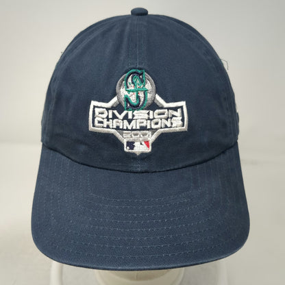 New Era Seattle Mariners MLB Blue One Size Baseball Cap Hat 2001 Division Champs