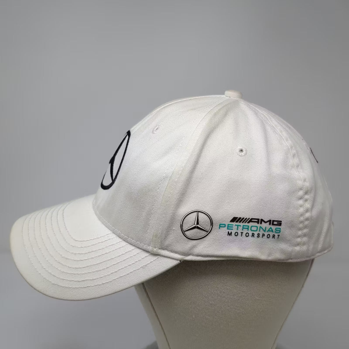 Branded London Mercedes AMG Petronas VB/77 F1 5 Panel Hat White One Size Driver