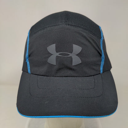 Under Armour Strapback Running Cap Black OSFA Adjustable Breathable Mesh