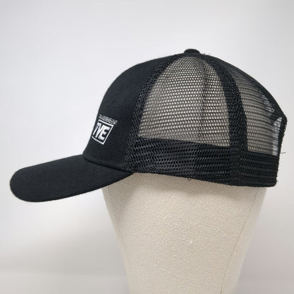 Trucker Hat Black One Size Tri-Valley Engineering TVE Mesh Snapback Structured
