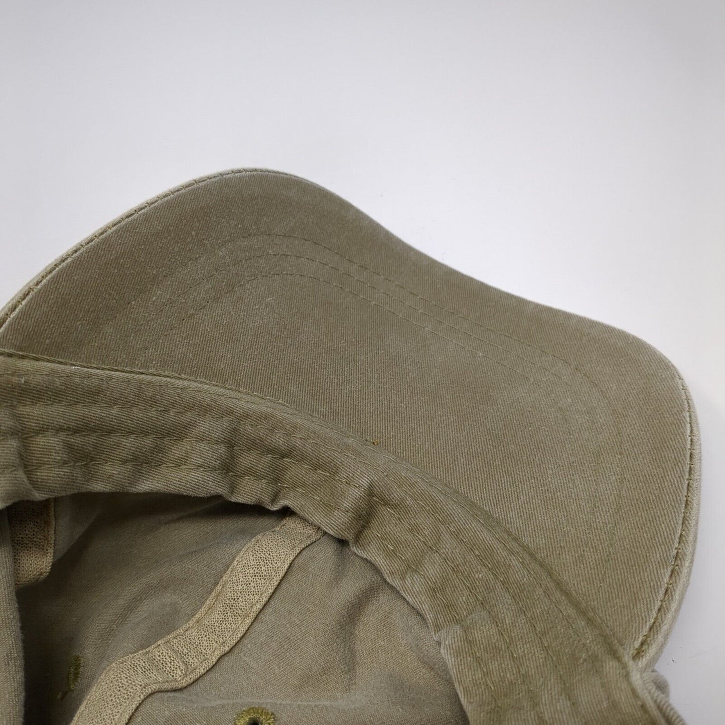 Falcon Slideback Hat Brown One Size Adjustable Leather Strap Blank