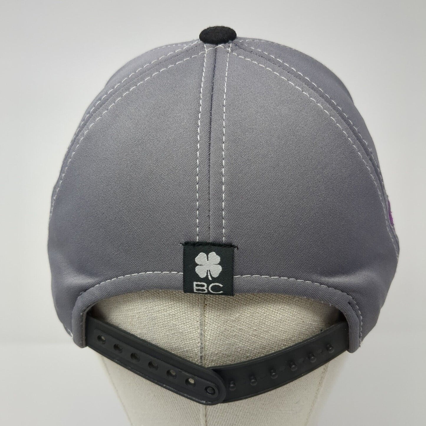 Live Lucky MV Junior Golf Youth Snapback Hat Gray OS Embroidered Black Clover