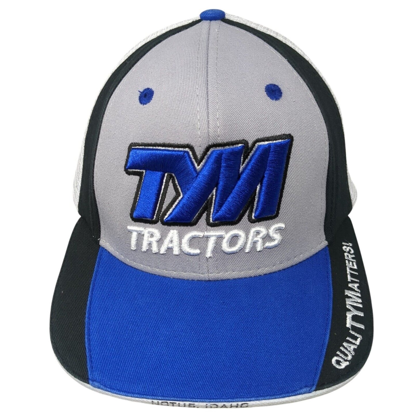 TYN Tractors Quality Matters Strapback Trucker Hat Multicolor OS Adjustable Mesh