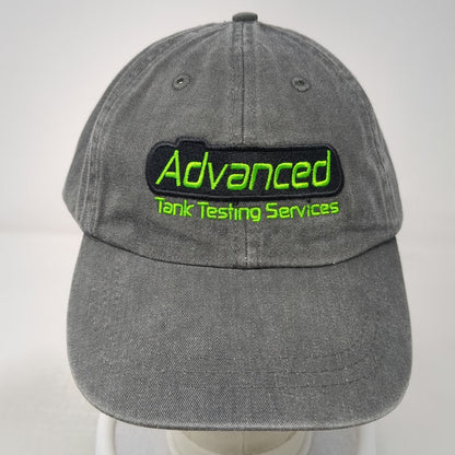 Adams Baseball Cap Gray One Size Advanced Tank Testing Services Slideback Hat