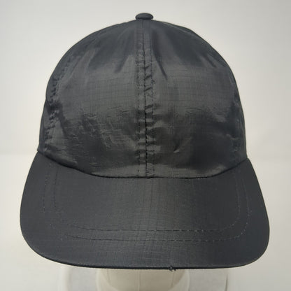 Unbranded Snapback Hat Black One Size Adjustable Lightweight 6 Panel Blank
