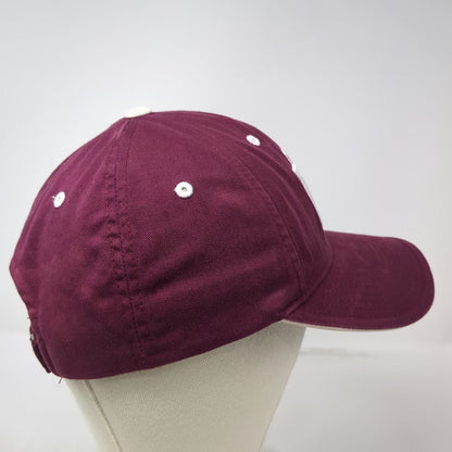 Adidas Montana Grizzlies NCAA Red One Size Cap Strapback Hat Griz UM Logo