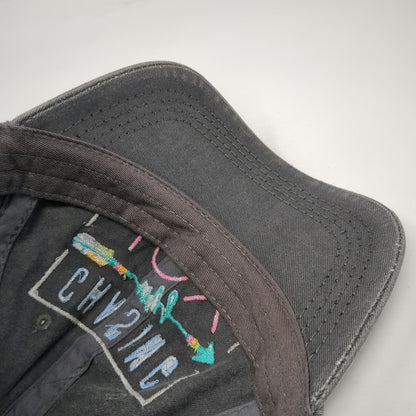 Gray One Size Baseball Cap Hat Chasing My Joy Arrow Contrast Stitching Strapback