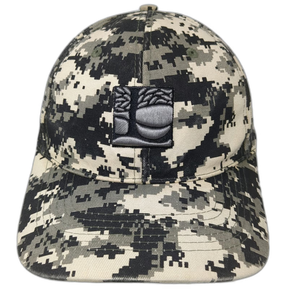 Buck's Bags Baseball Cap Beige Black Digital Camo OSFM The Land Group Inc Hat