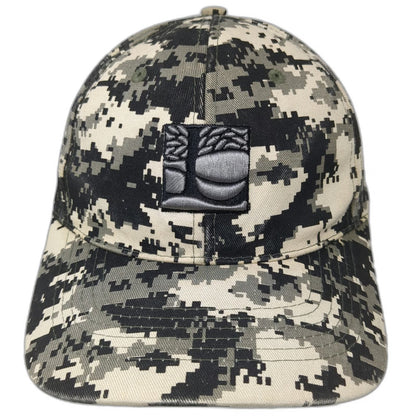 Buck's Bags Baseball Cap Beige Black Digital Camo OSFM The Land Group Inc Hat