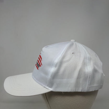 In God We Trust Snapback Hat White One Size Adjustable Patriotic American Flag