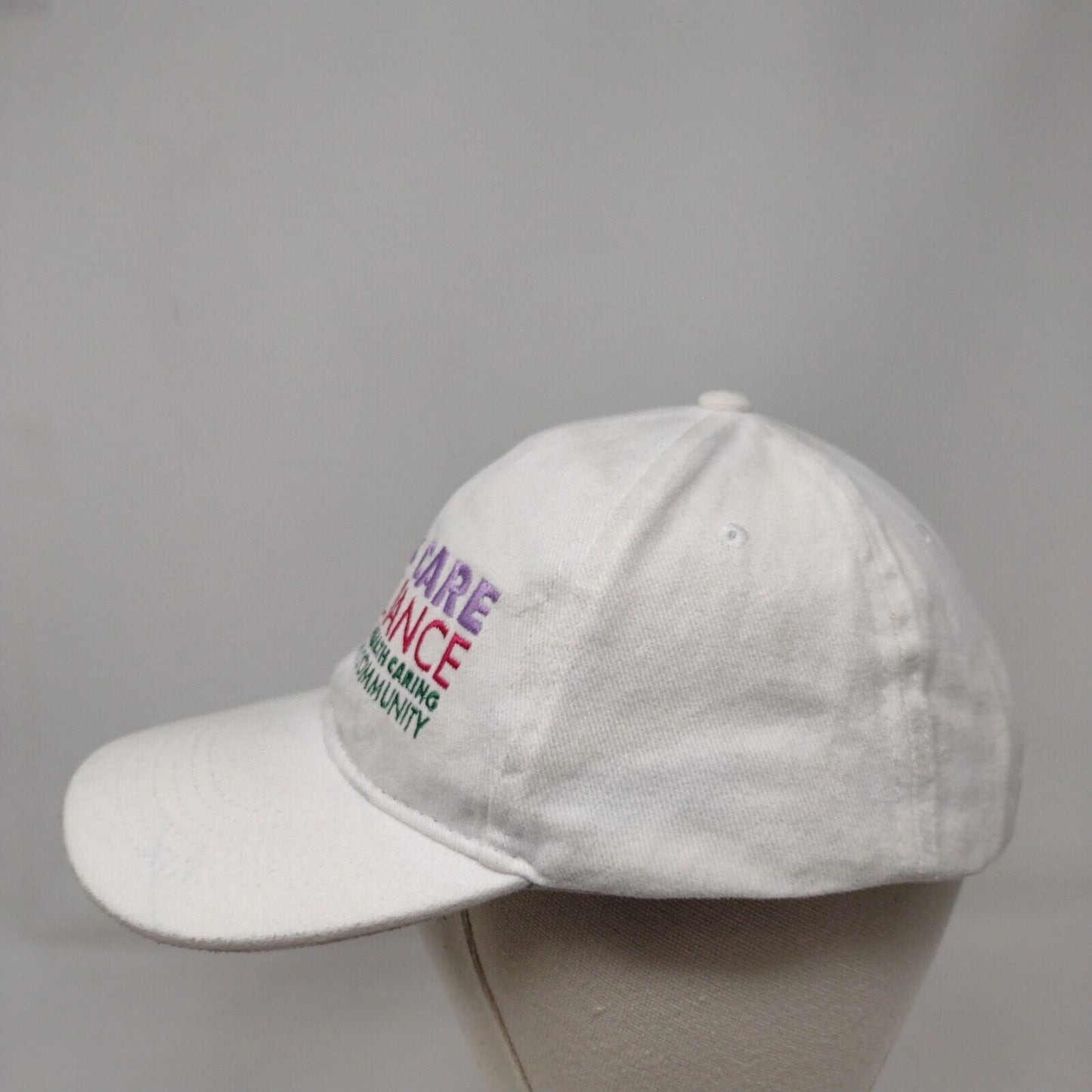 AC Care Alliance Faith & Healthy Caring For The Community Slideback Hat White OS