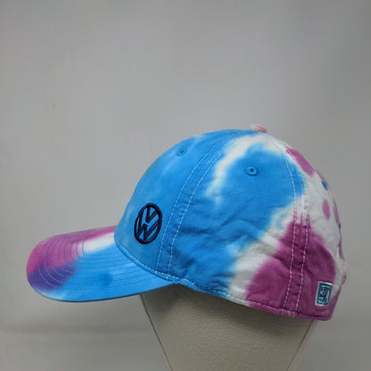 Volkswagen Slideback Hat Multicolor OSFM Adjustable Embroidered Tie Dye The Game