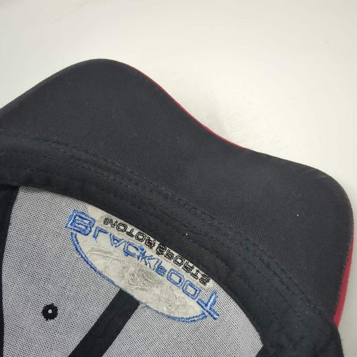 Cap America Blackfoot Motor Sports Flame Brim Baseball Cap Black One Size Hat