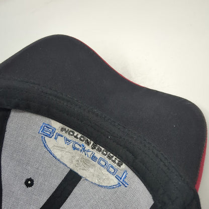 Cap America Blackfoot Motor Sports Flame Brim Baseball Cap Black One Size Hat