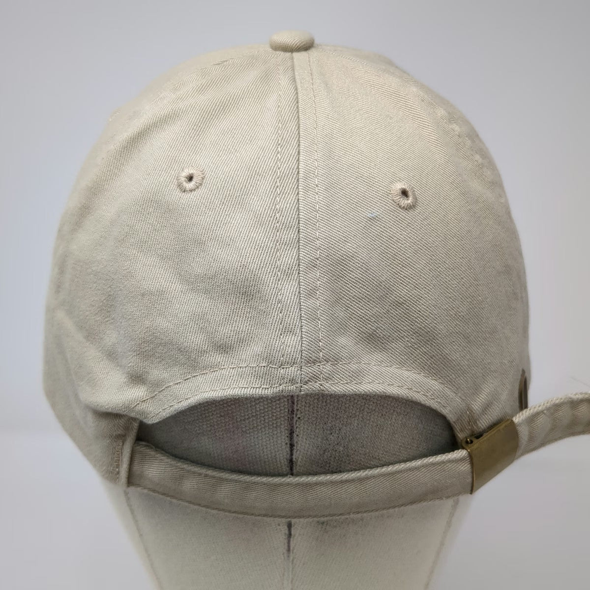 Baseball Cap Beige One Size Eagle American Flag Sandwich Brim Slideback USA Hat