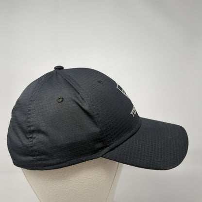 Topgolf Strapback Hat Black One Size Adjustable Callaway Solid 6 Panel