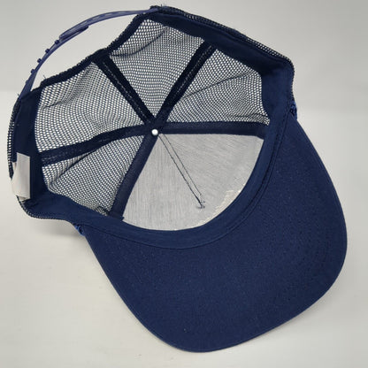 Industrial Metal Cleaning Snapback Rope Trucker Hat Blue One Size Nissin